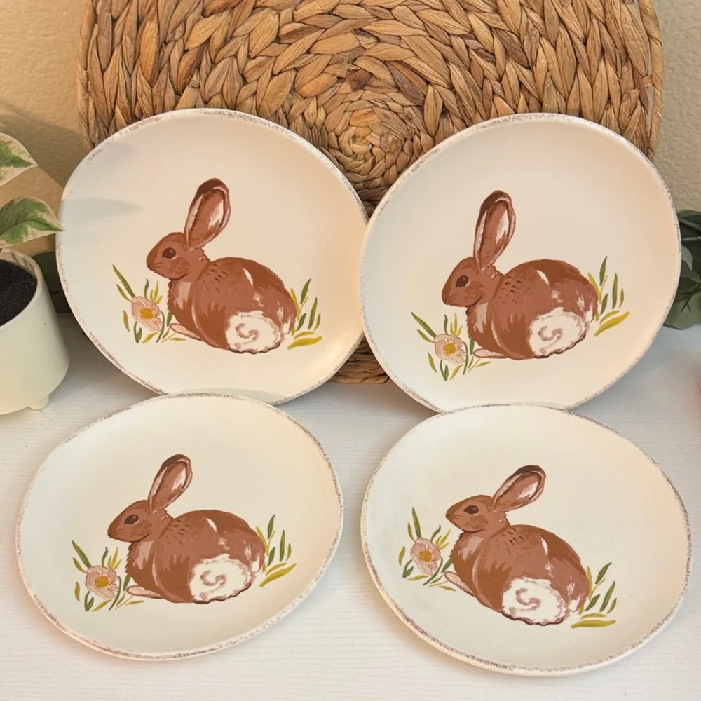 Charming Rabbit Design Plates - Picture 3 of 9
